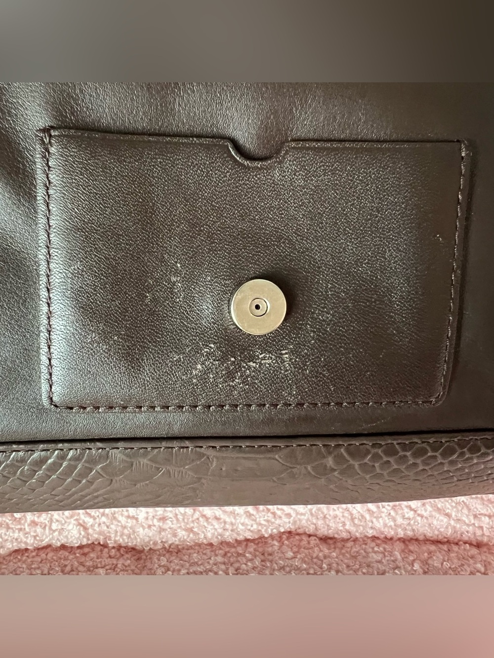 Coach Charlie Signature Python Hobo Shoulder Bag - Picture 7 of 7